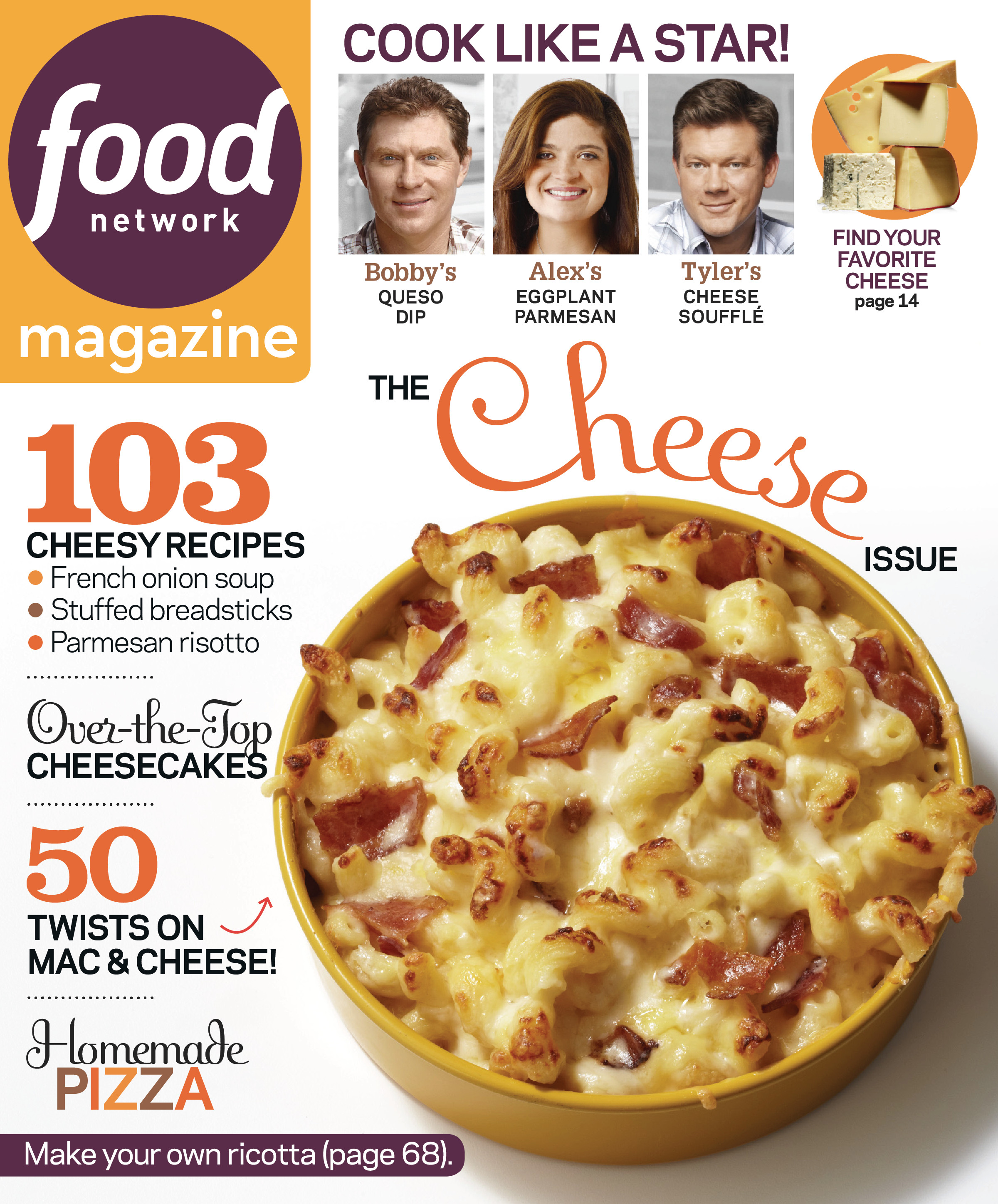 Food Network Magazine allcheese issue John Eats Cheese