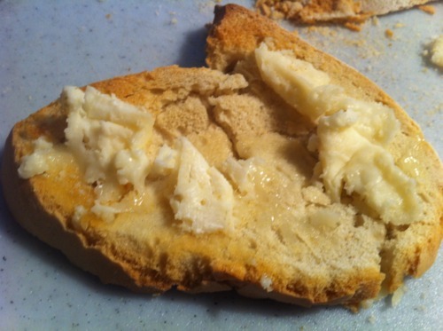 Castelbelbo spread over my spelt loaf