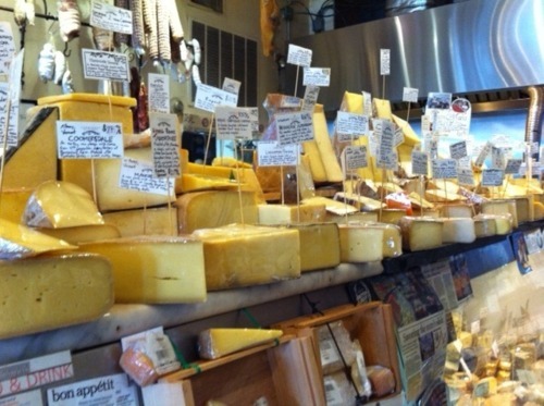 cheese counter at Formaggio Kitchen