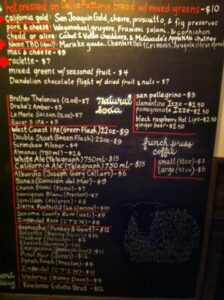 Mission Cheese menu